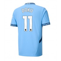Echipament fotbal Manchester City Jeremy Doku #11 Tricou Acasa 2024-25 maneca scurta